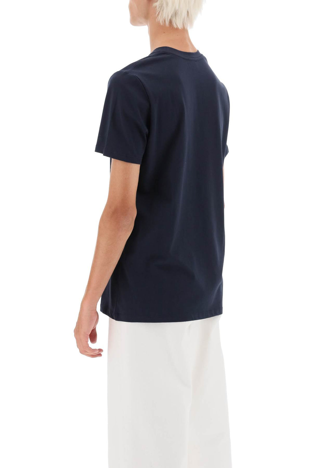 Flocked Vpc Logo T Shirt - A.P.C. - Men