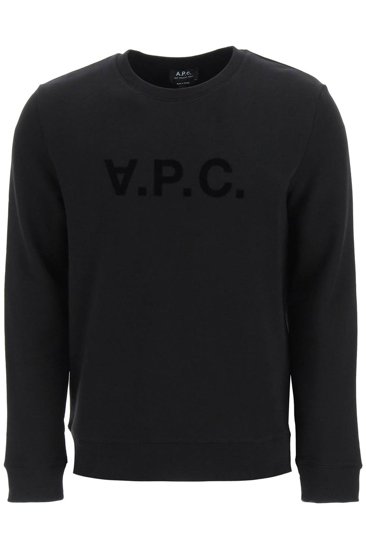 Flock V.P.C. Logo Sweatshirt - A.P.C. - Men