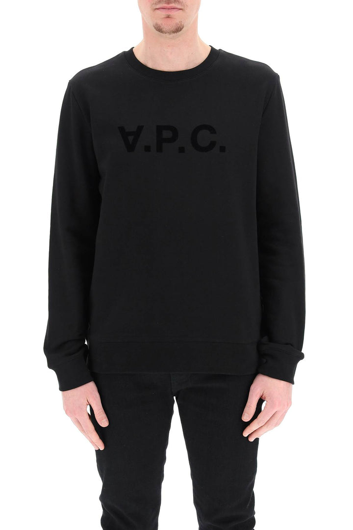 Flock V.P.C. Logo Sweatshirt - A.P.C. - Men