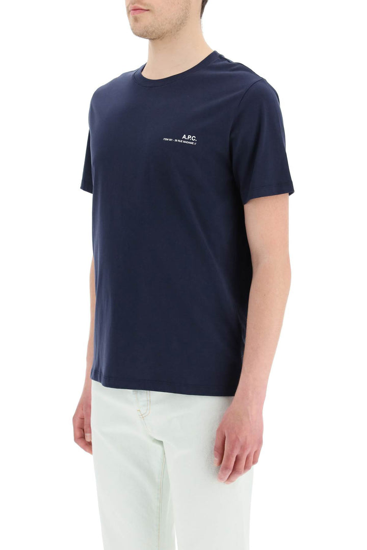 A.P.C. Item 001 Logo Print T Shirt - A.P.C. - Men