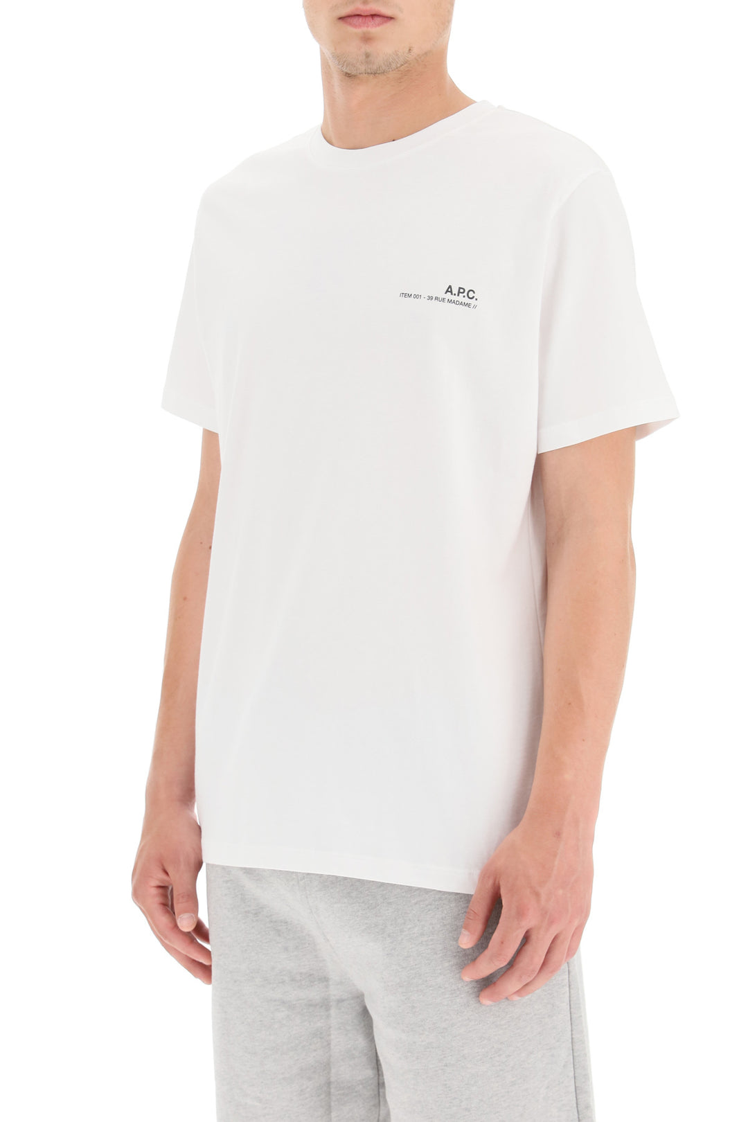 A.P.C. Item 001 Logo Print T Shirt - A.P.C. - Men