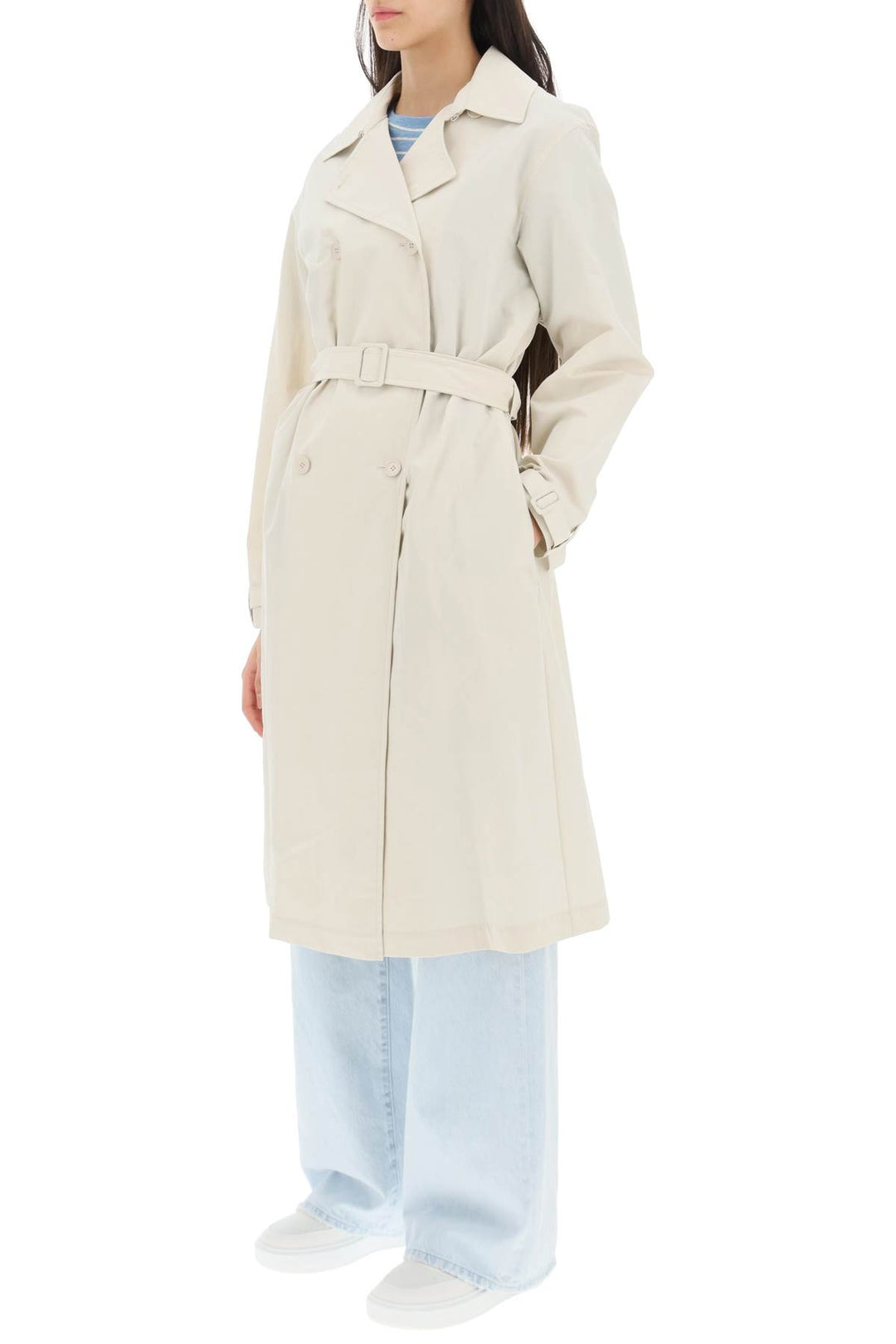 'Irene' Double Breasted Trench Coat - A.P.C. - Women