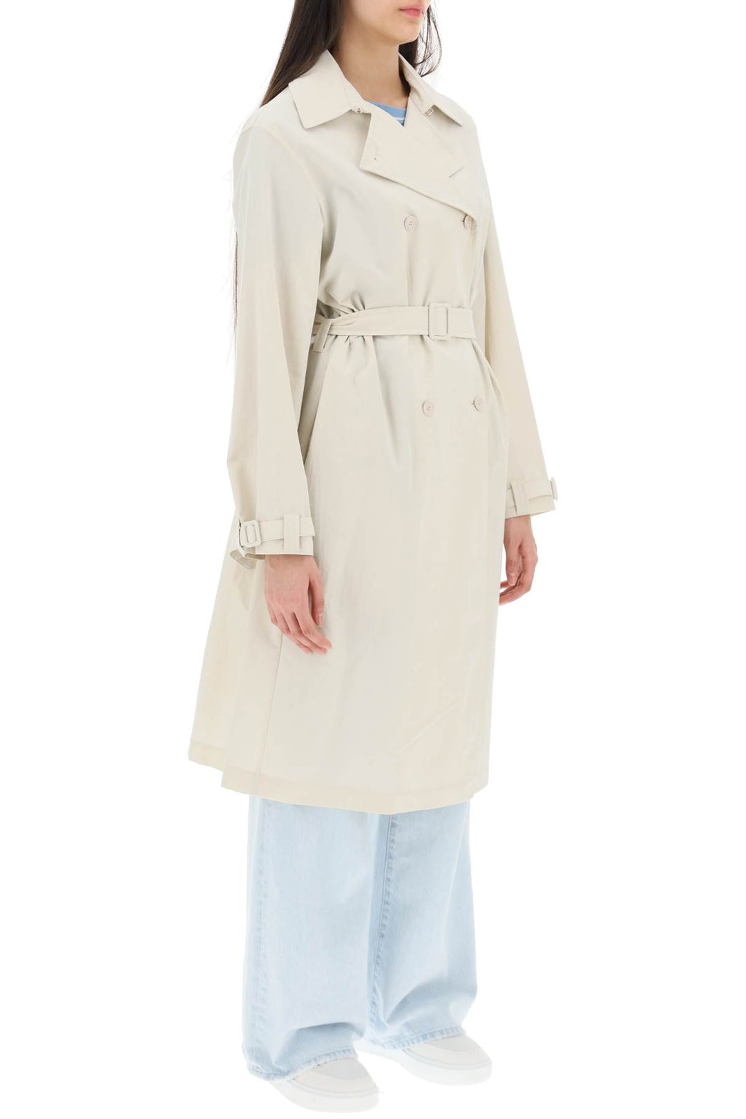 'Irene' Double Breasted Trench Coat - A.P.C. - Women