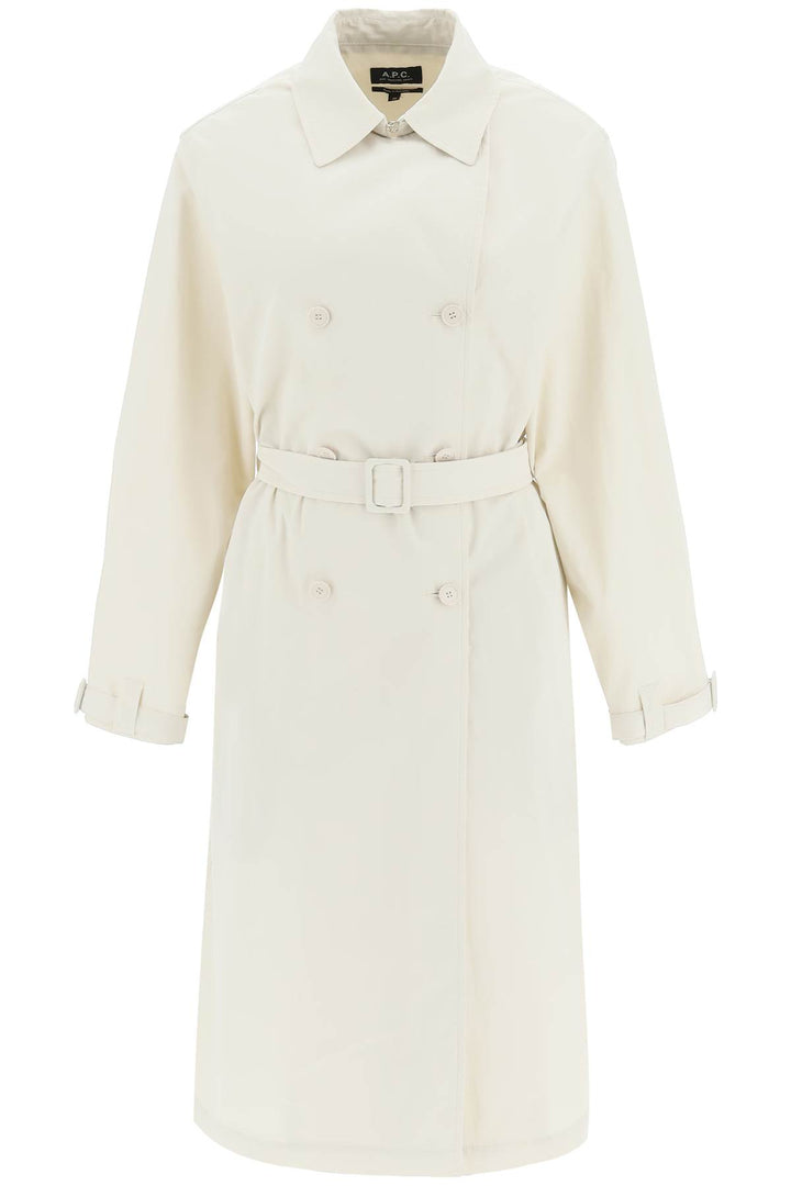 'Irene' Double Breasted Trench Coat - A.P.C. - Women