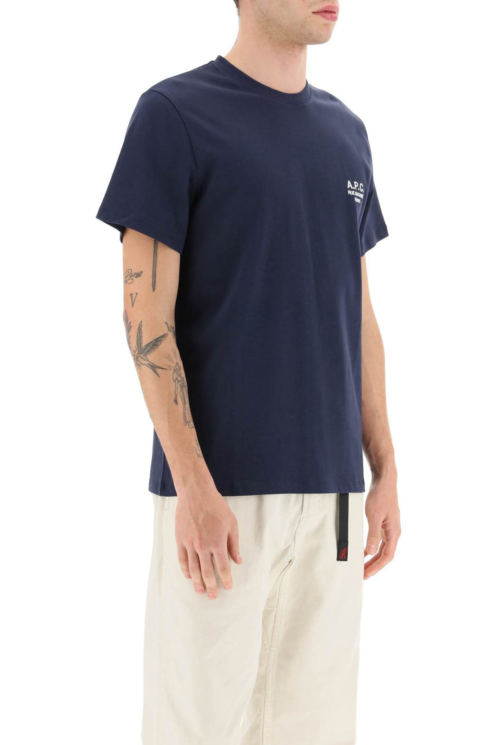 Logo Embroidery T Shirt - A.P.C. - Men