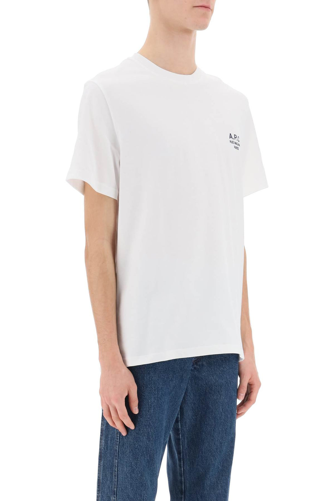 Raymond T Shirt With Logo Embroidery - A.P.C. - Men