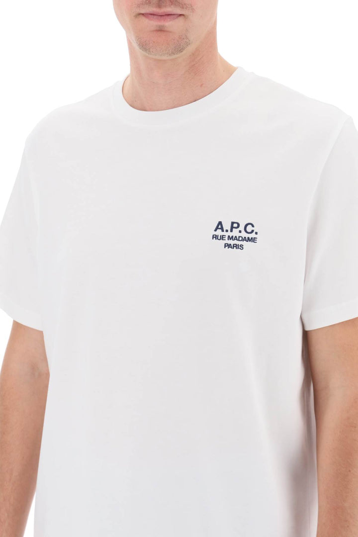 Raymond T Shirt With Embroidered Logo - A.P.C. - Men