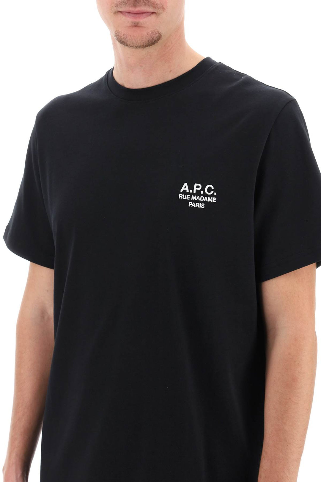 Raymond T Shirt With Embroidered Logo - A.P.C. - Men