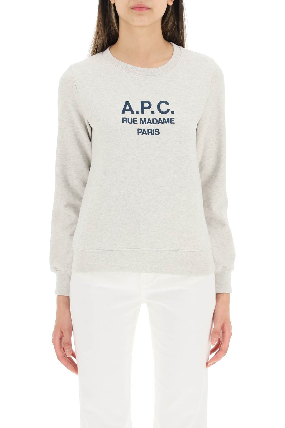 Tina Sweatshirt With Embroidered Logo - A.P.C. - Women