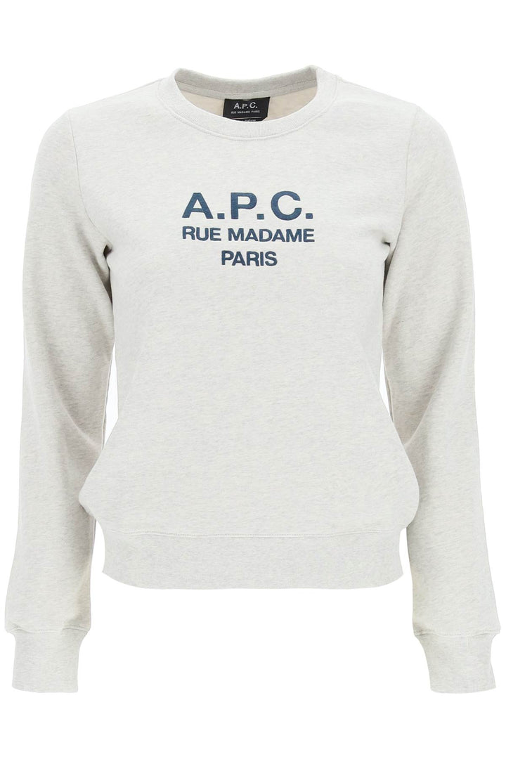 Tina Sweatshirt With Embroidered Logo - A.P.C. - Women