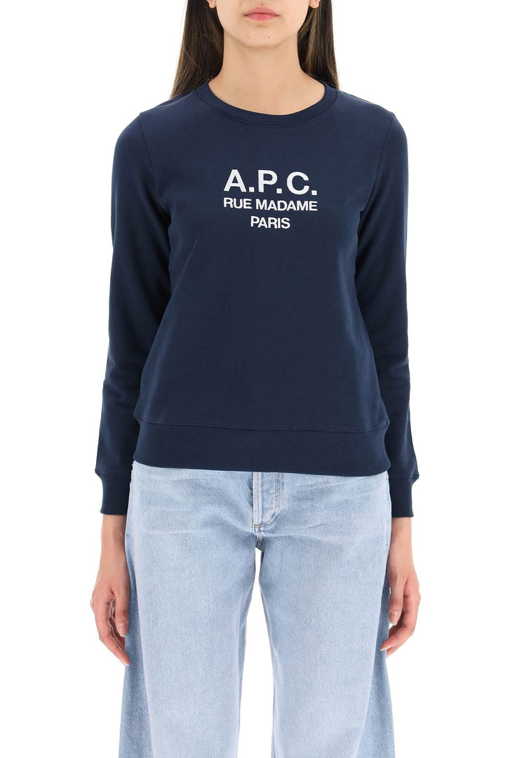 Tina Sweatshirt With Embroidered Logo - A.P.C. - Women