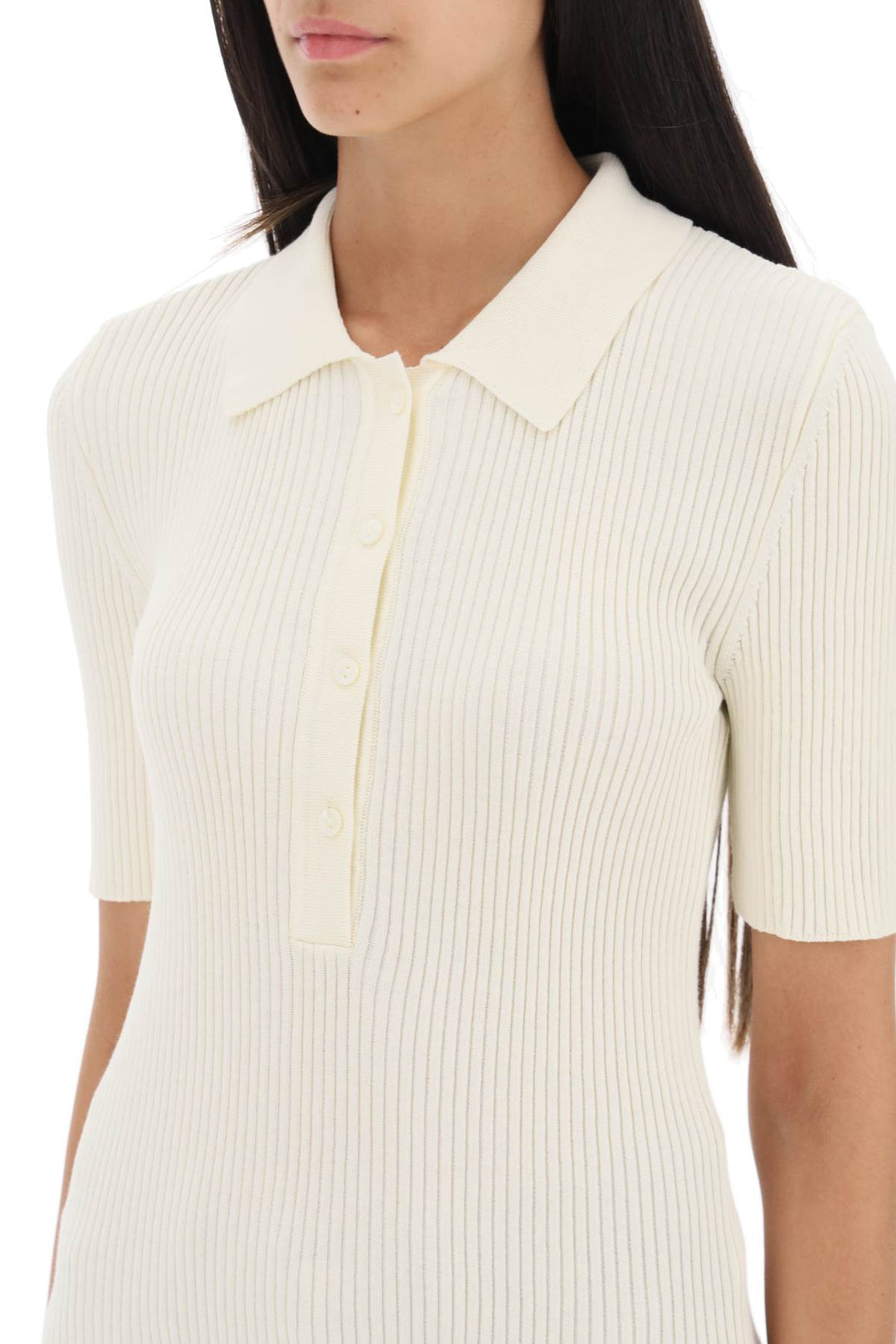 Danae Rib Knit Polo Shirt - A.P.C. - Women