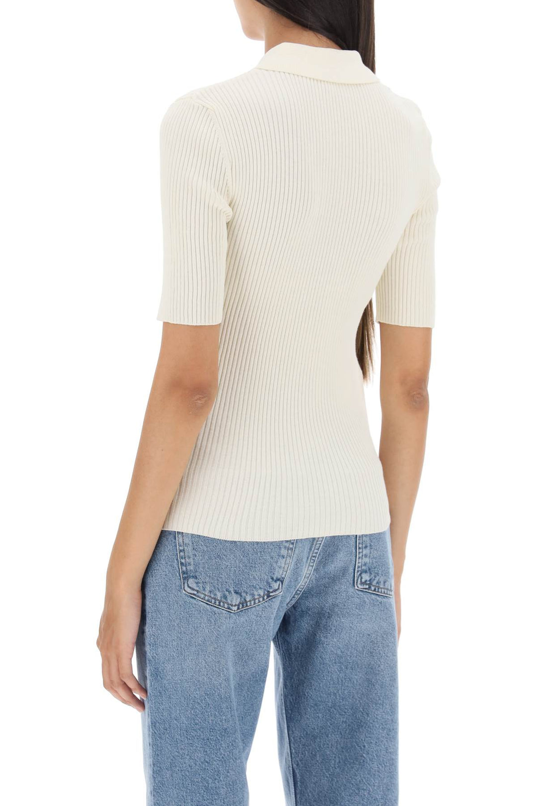 Danae Rib Knit Polo Shirt - A.P.C. - Women