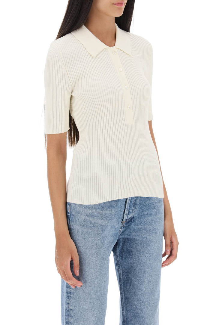 Danae Rib Knit Polo Shirt - A.P.C. - Women