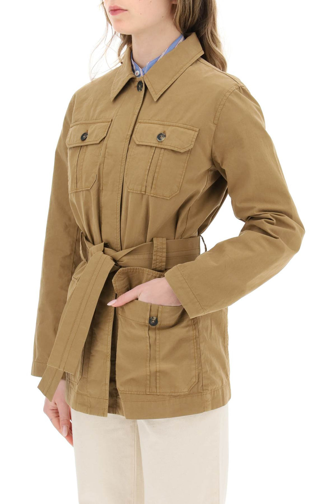 Safari Jacket With Matching Belt - A.P.C. - Women