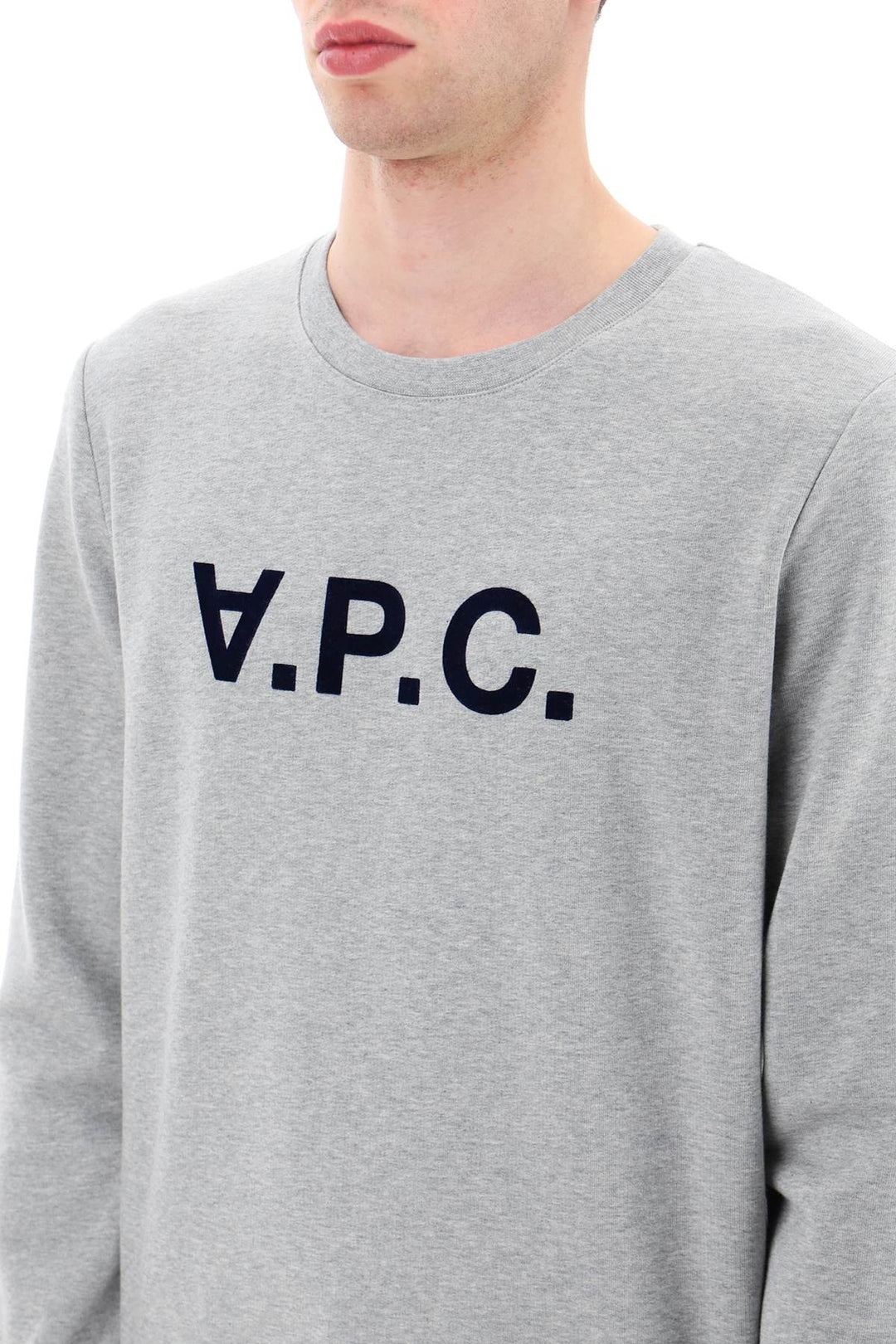 Flock V.P.C. Logo Sweatshirt - A.P.C. - Men