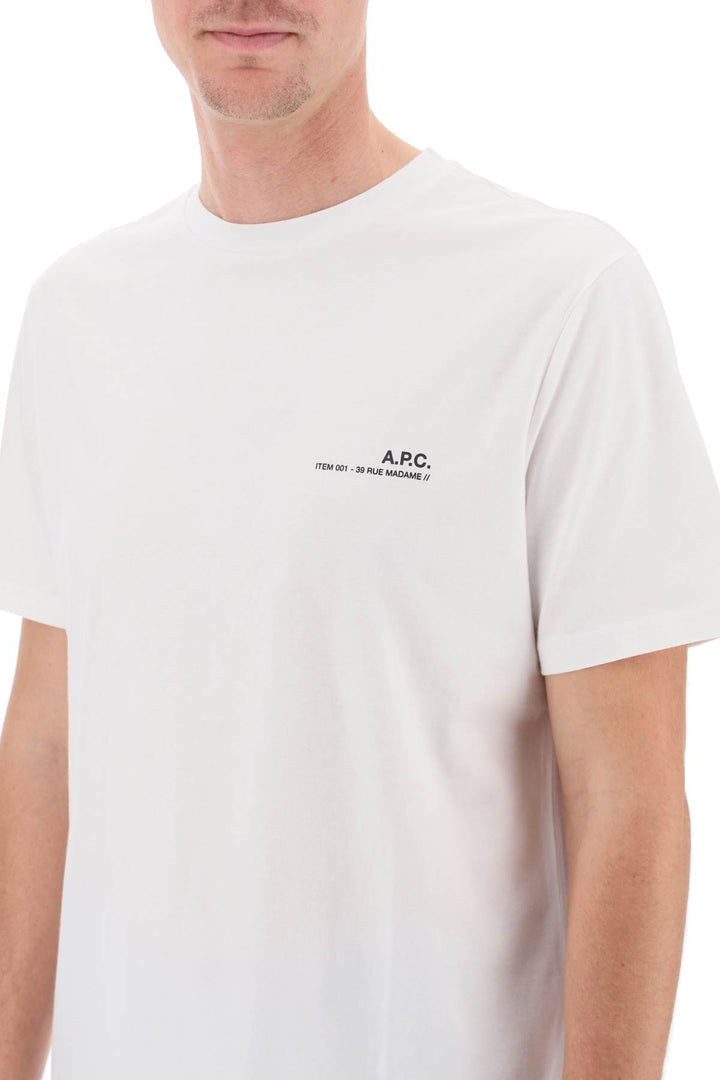 Item T Shirt With Logo Print - A.P.C. - Men