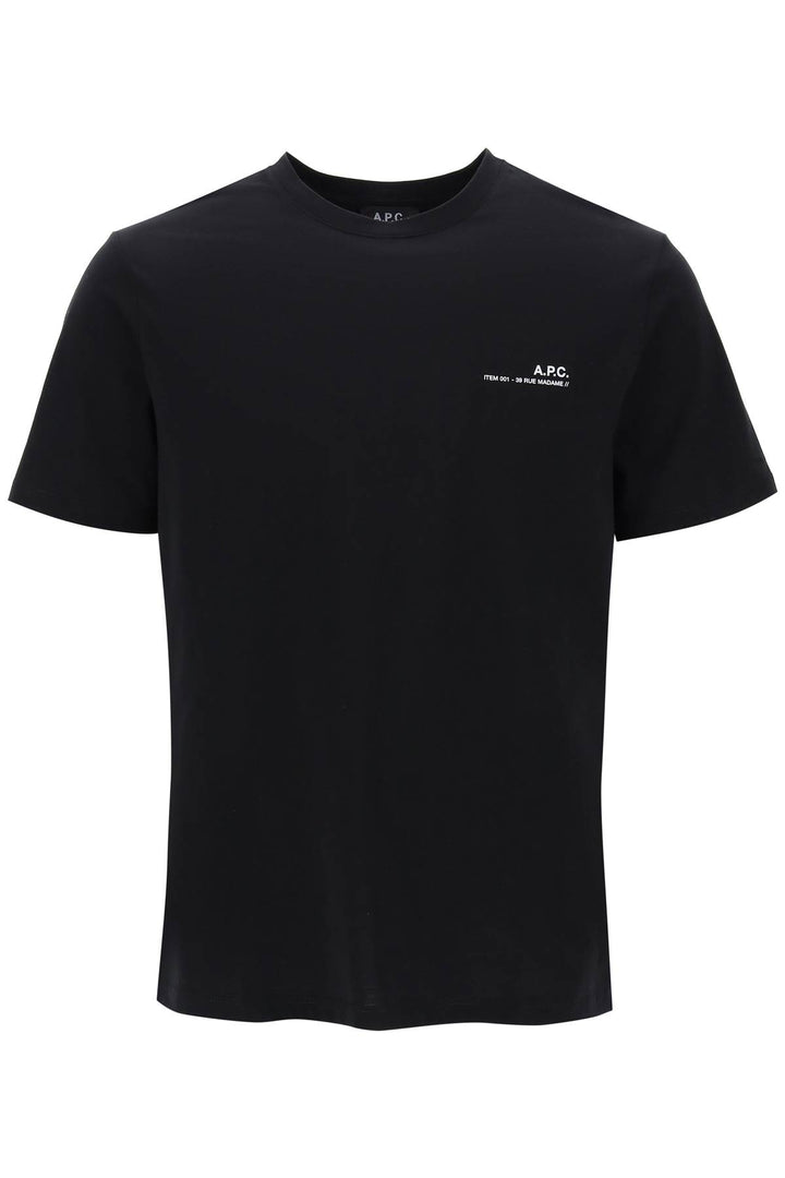 Item T Shirt With Logo Print - A.P.C. - Men