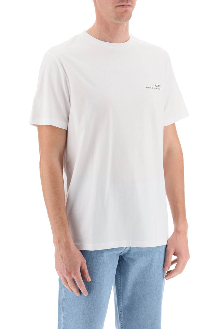 Item T Shirt With Logo Print - A.P.C. - Men