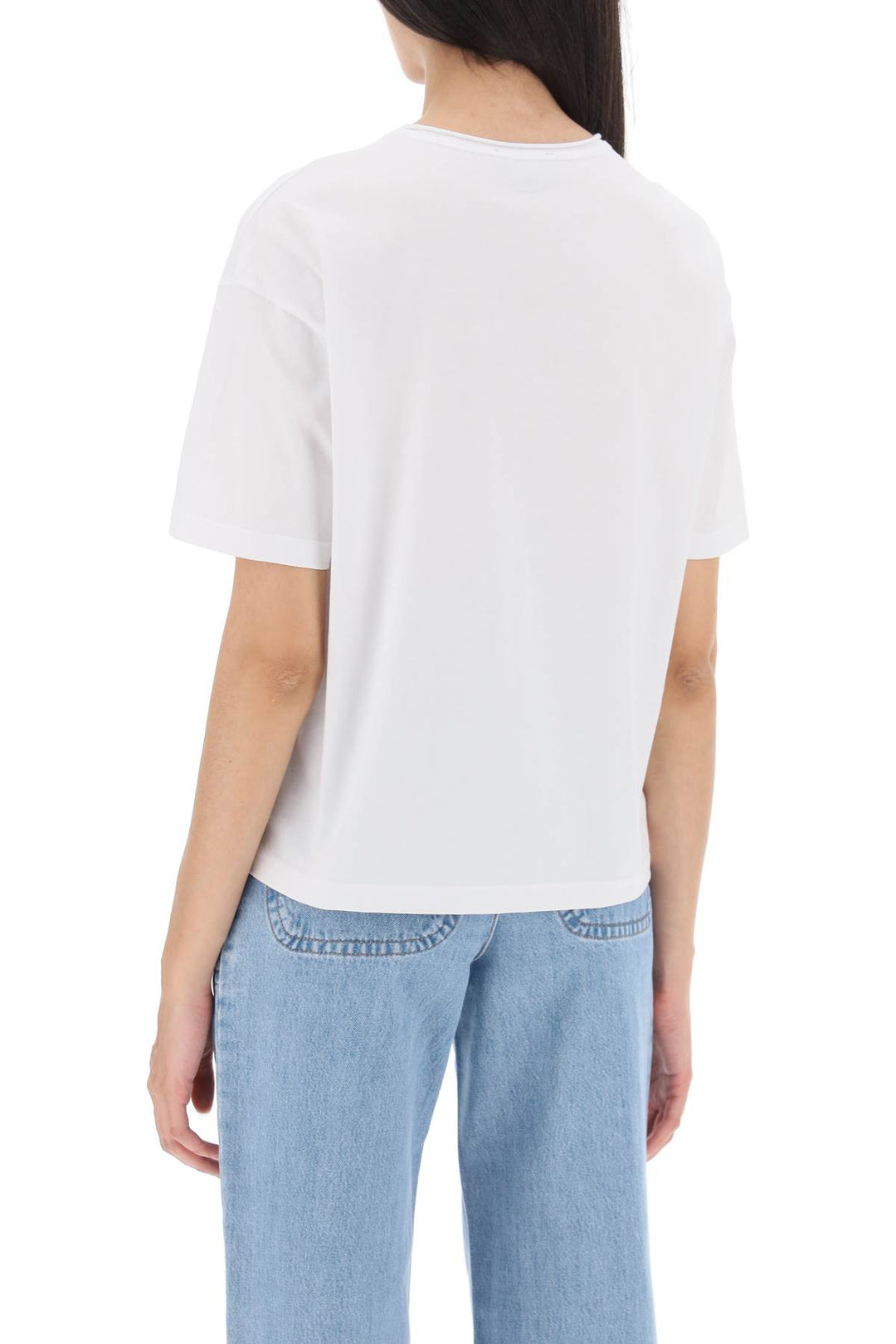 'Carol' Boxy T Shirt With Logo Print - A.P.C. - Women