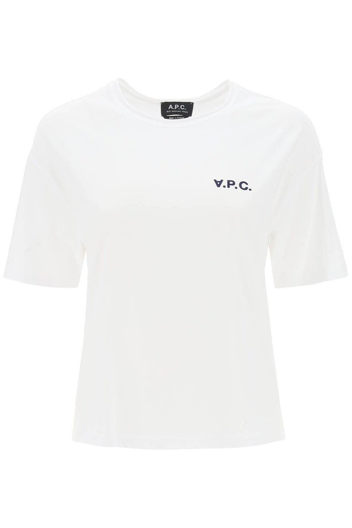 'Carol' Boxy T Shirt With Logo Print - A.P.C. - Women