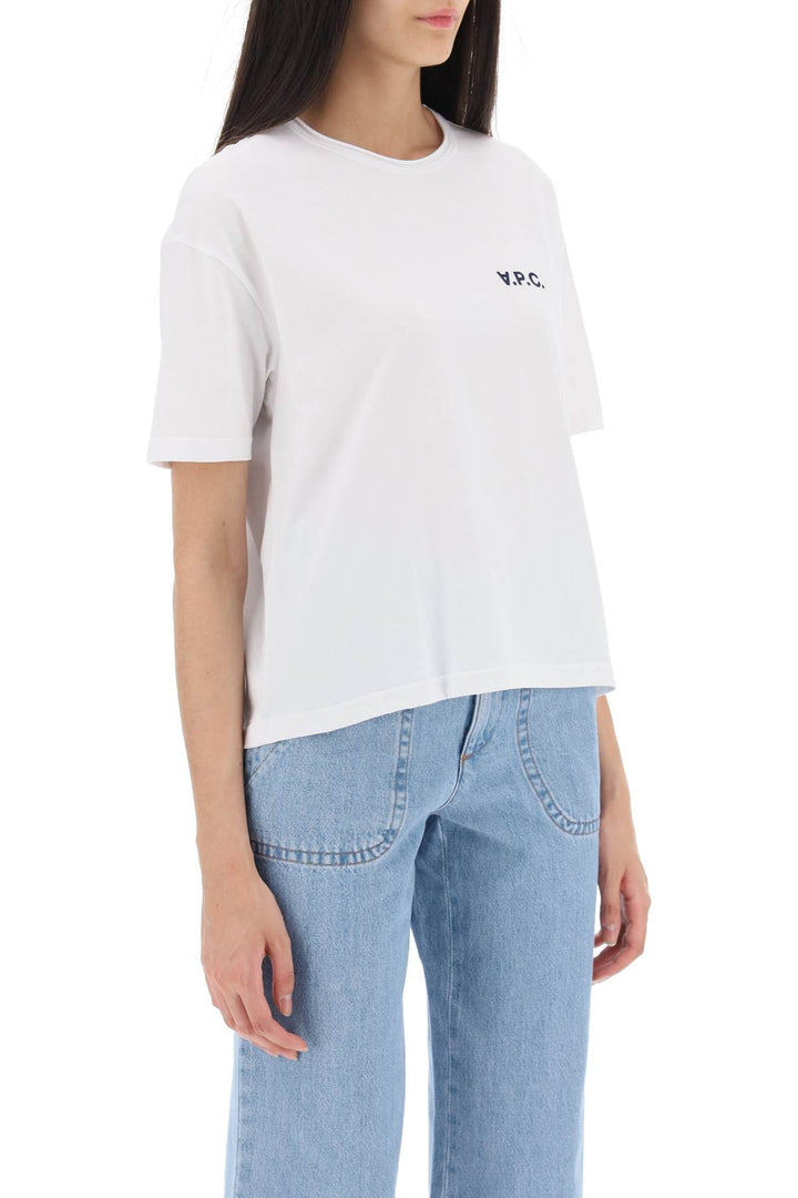 'Carol' Boxy T Shirt With Logo Print - A.P.C. - Women