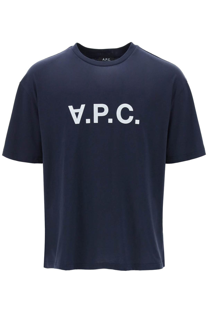 River T Shirt With Flocked Logo - A.P.C. - Men