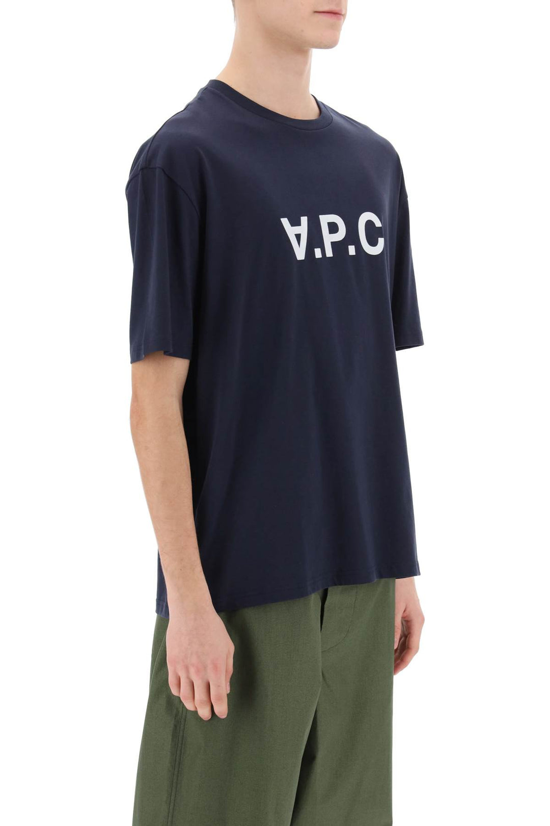 River T Shirt With Flocked Logo - A.P.C. - Men