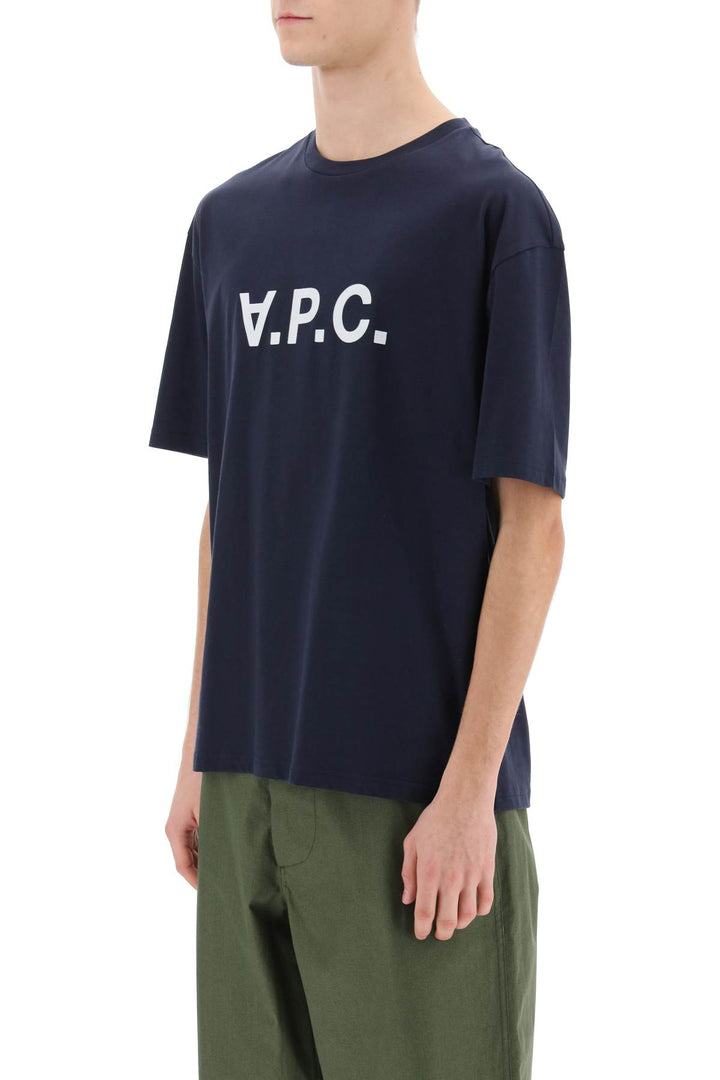 River T Shirt With Flocked Logo - A.P.C. - Men