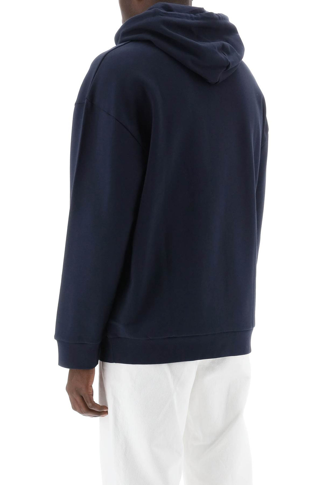 Milo Hoodie With Flocked Logo Print - A.P.C. - Men