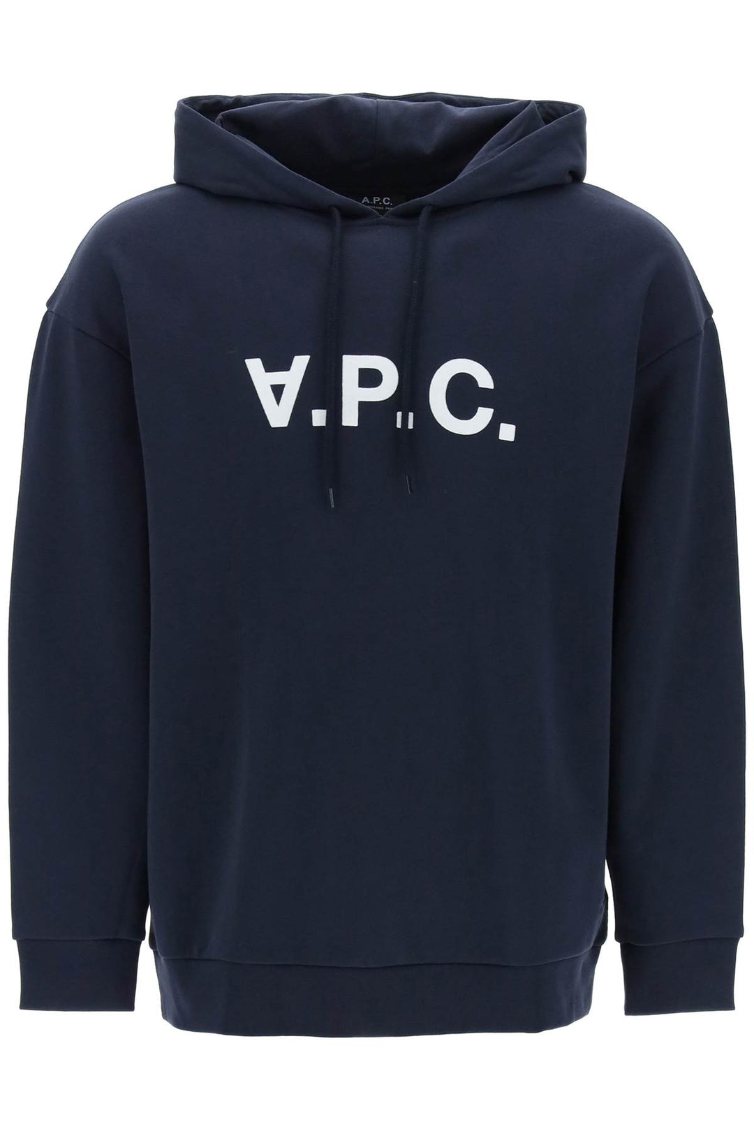 Milo Hoodie With Flocked Logo Print - A.P.C. - Men