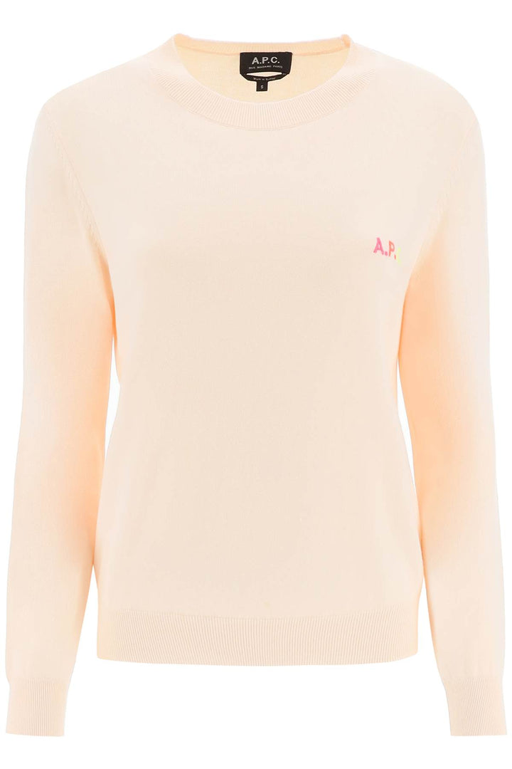 'Vera' Pullover With Logo Embroidery Detail - A.P.C. - Women