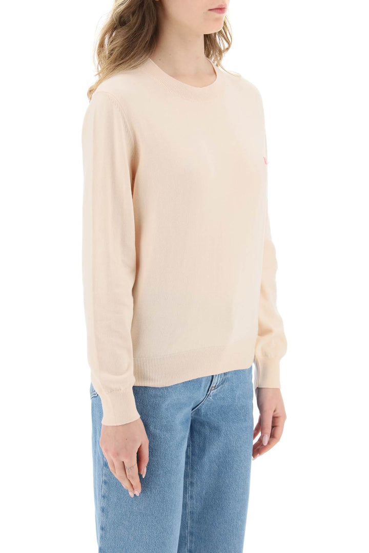 'Vera' Pullover With Logo Embroidery Detail - A.P.C. - Women