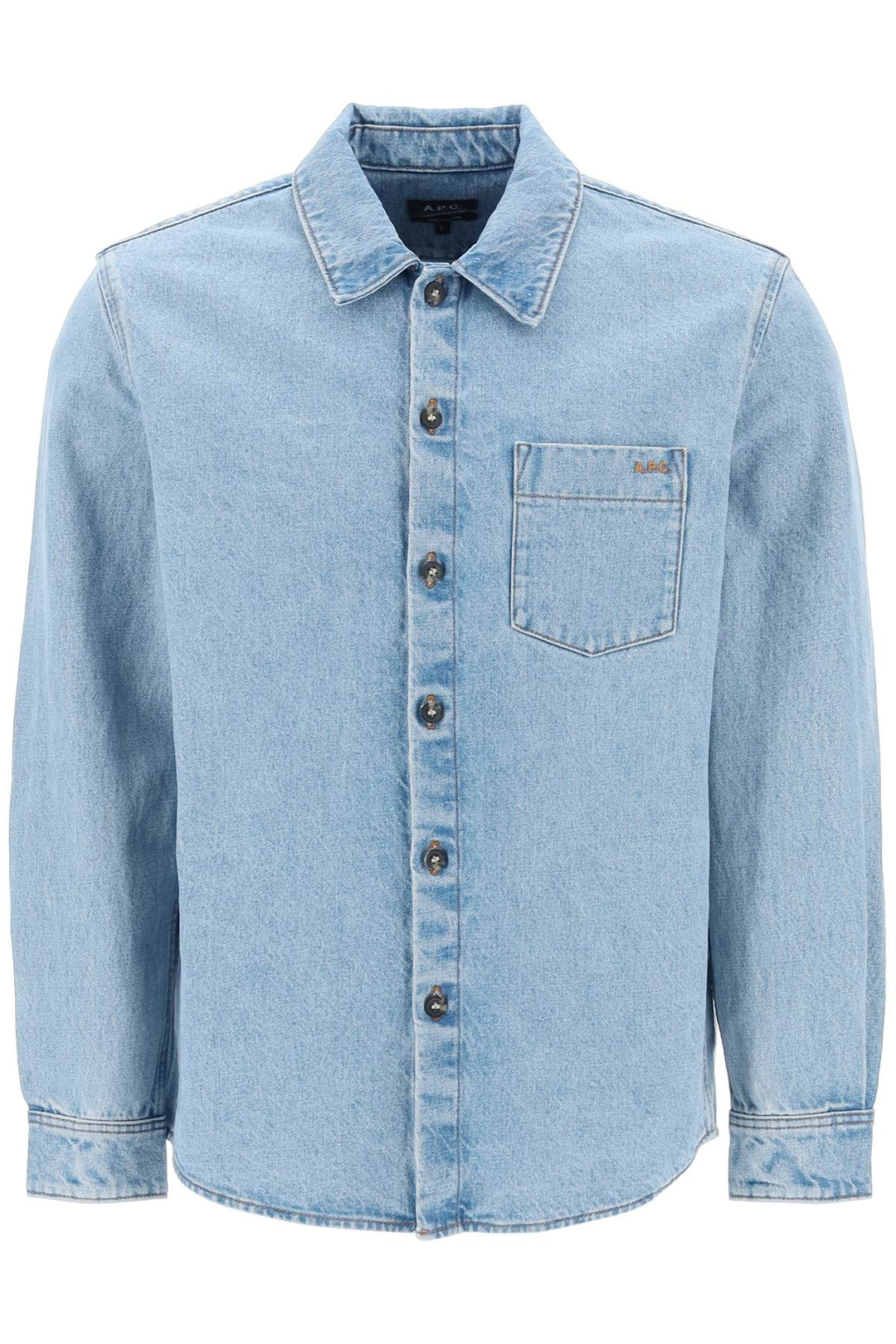 Vittorio Brodee Poitrine Denim Overshirt - A.P.C. - Men