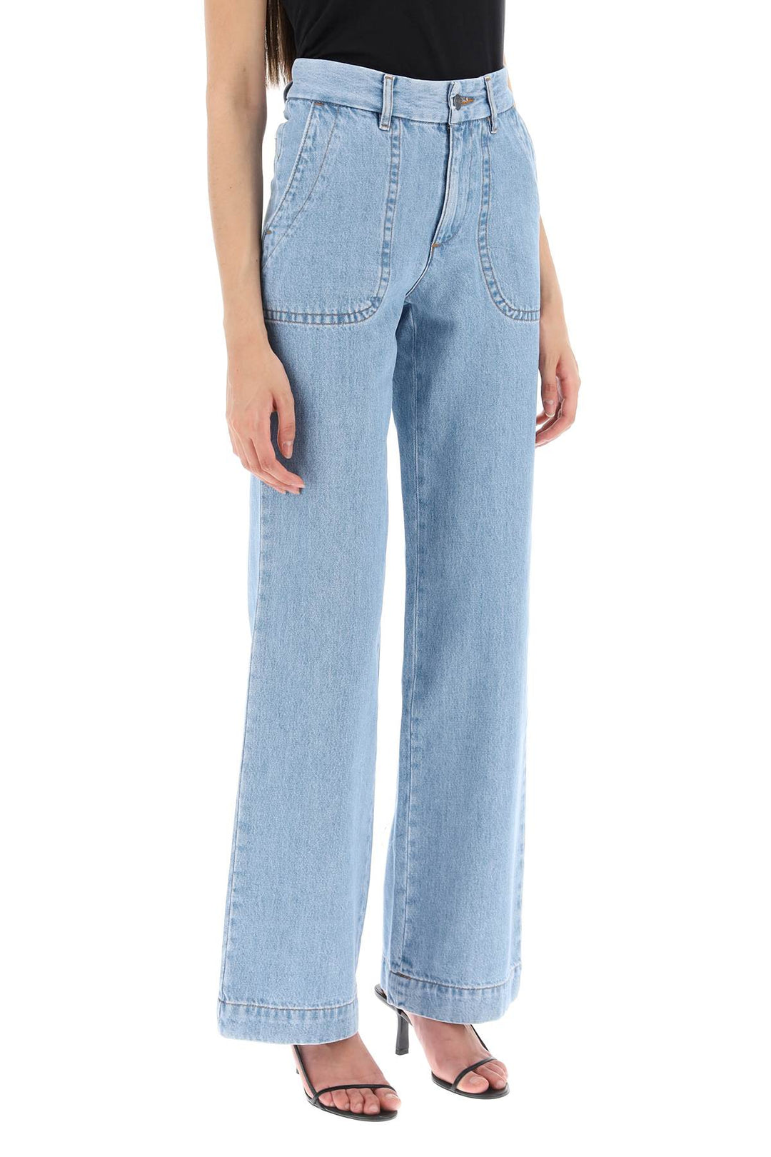 'Seaside' Jeans With Wide Leg - A.P.C. - Women