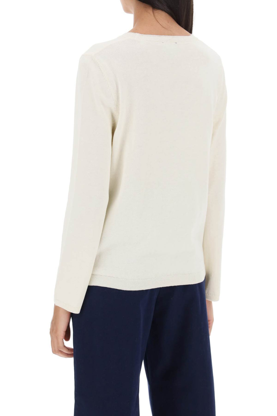 'Albane' Crew Neck Cotton Sweater - A.P.C. - Women