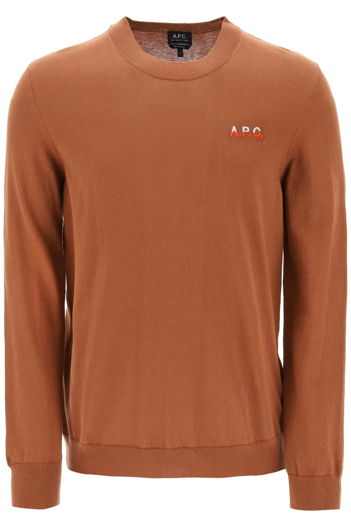 Crew Neck Cotton Sweater - A.P.C. - Men