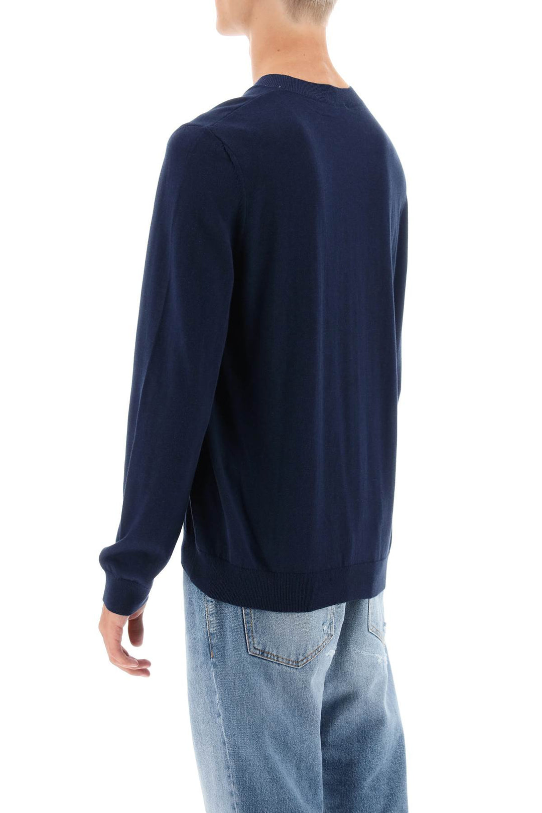 Crew Neck Cotton Sweater - A.P.C. - Men