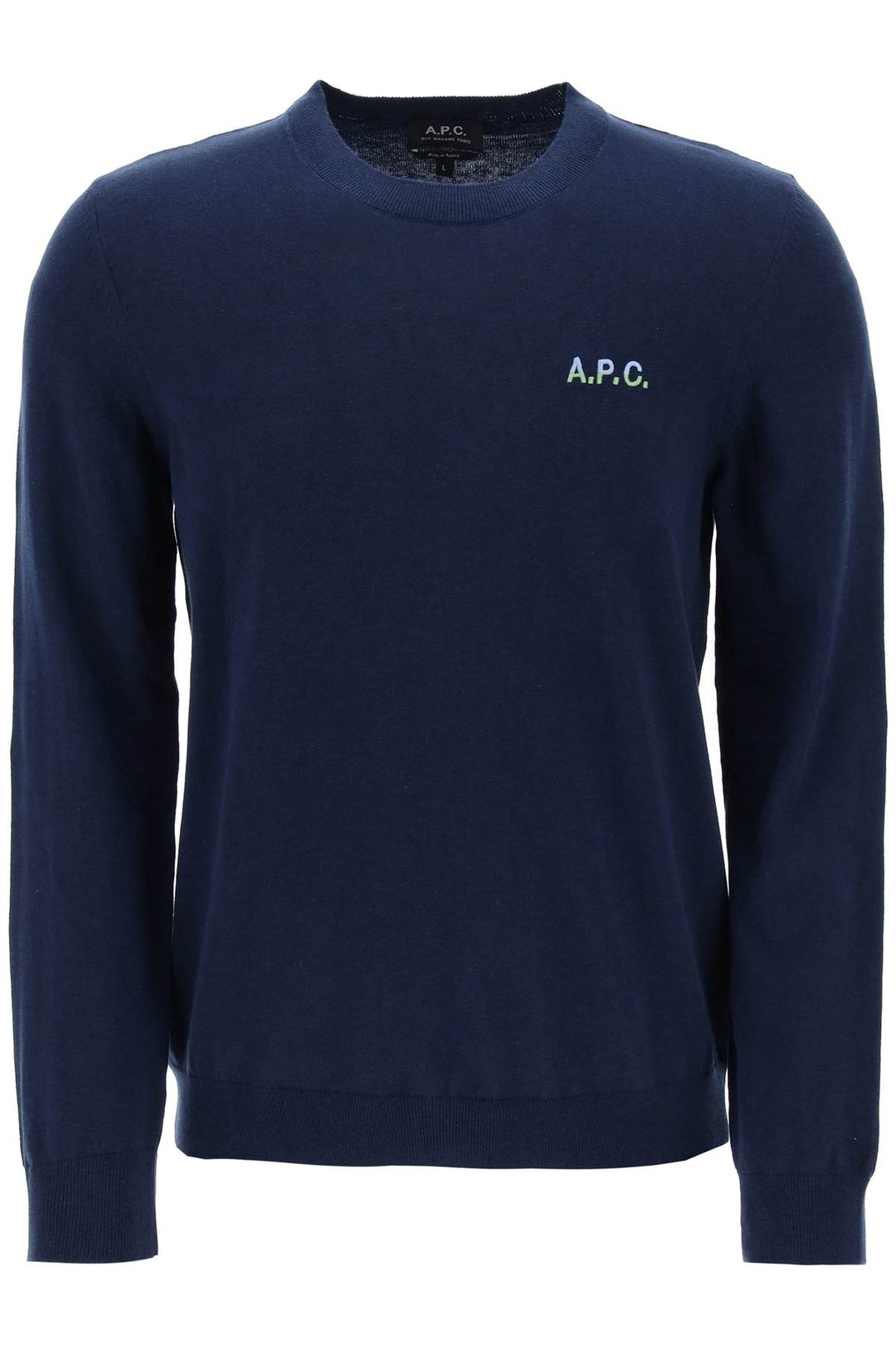 Crew Neck Cotton Sweater - A.P.C. - Men