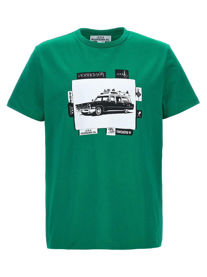 A.P.C. X Jw Anderson T-Shirt Green