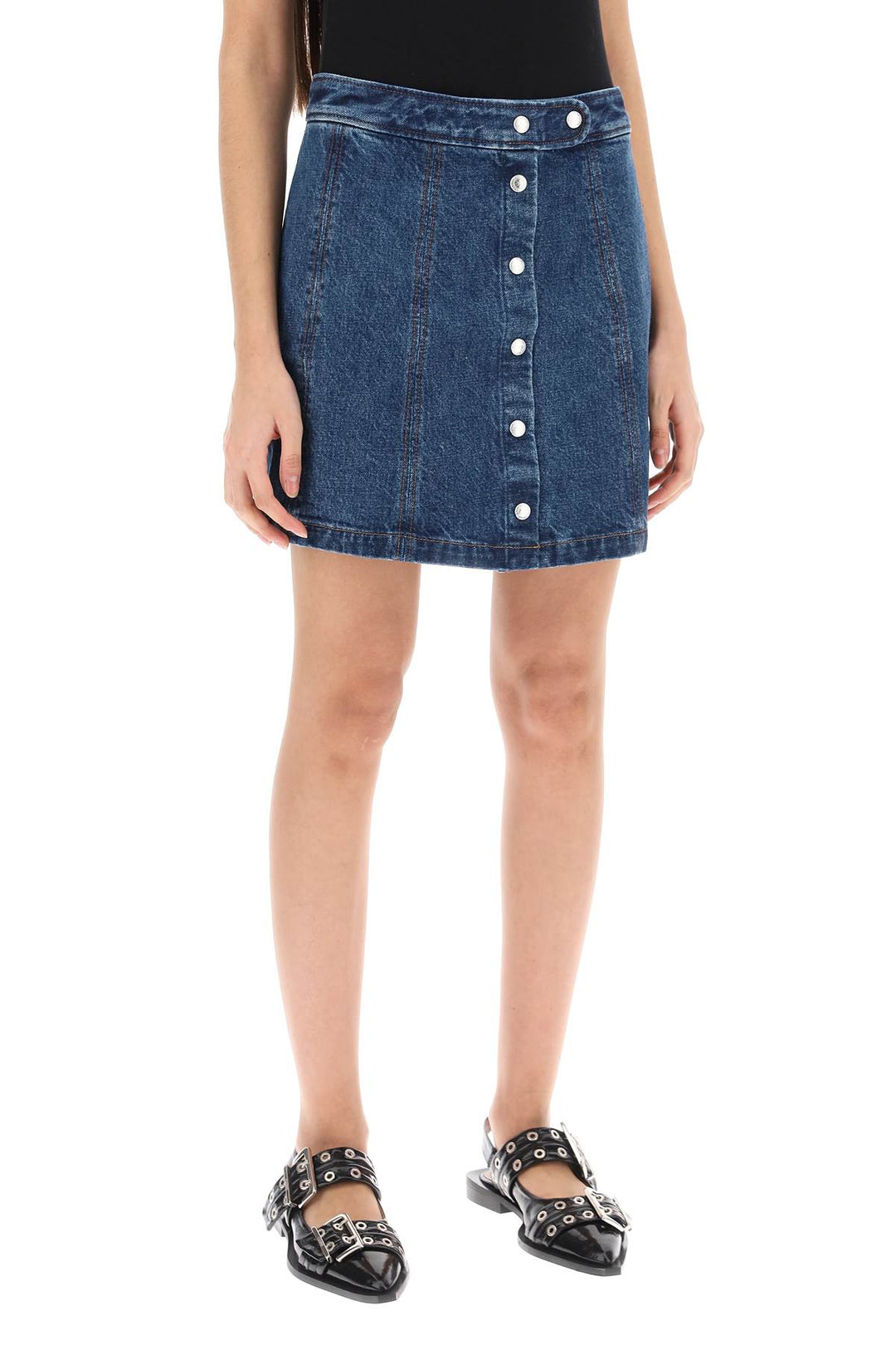 Poppy Denim Mini Skirt - A.P.C. - Women