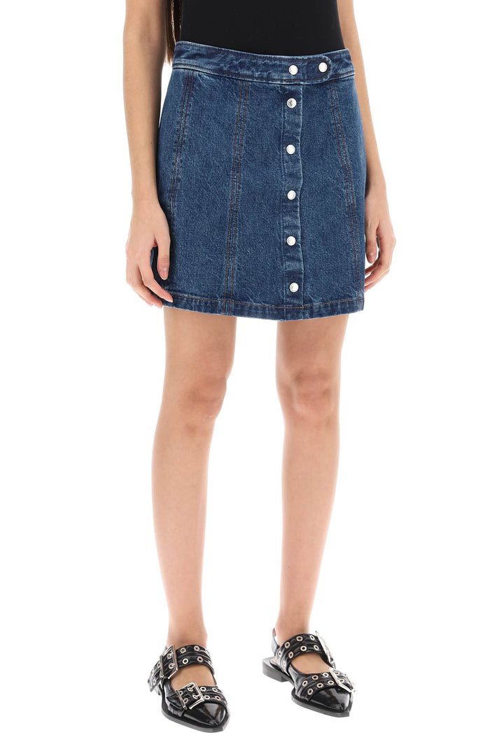 Poppy Denim Mini Skirt - A.P.C. - Women