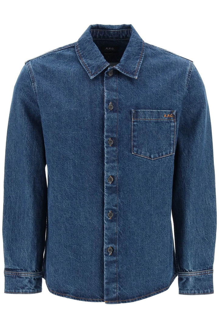 Vittorio Brodée Poitrine Denim Overshirt - A.P.C. - Men