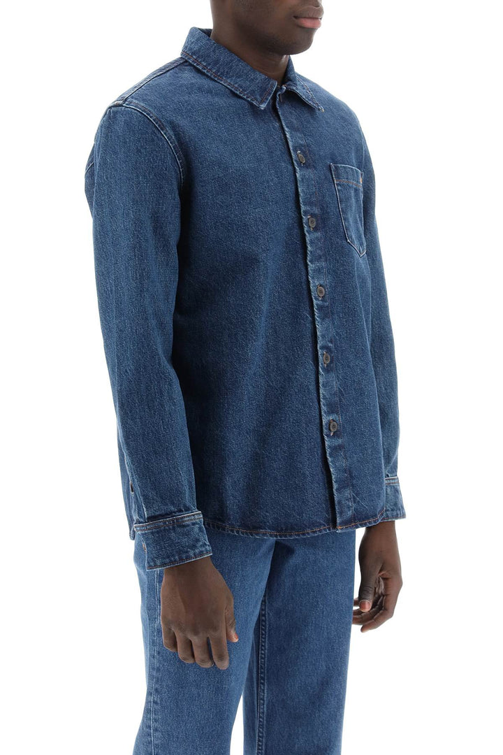 Vittorio Brodée Poitrine Denim Overshirt - A.P.C. - Men