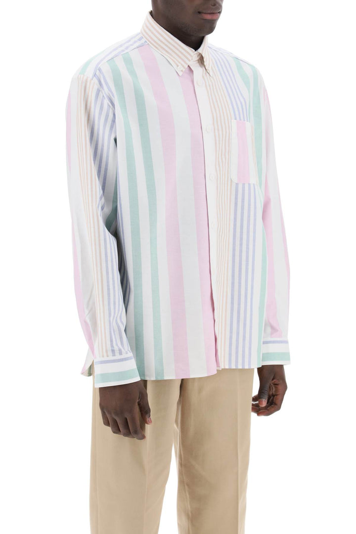 Mateo Striped Oxford Shirt - A.P.C. - Men