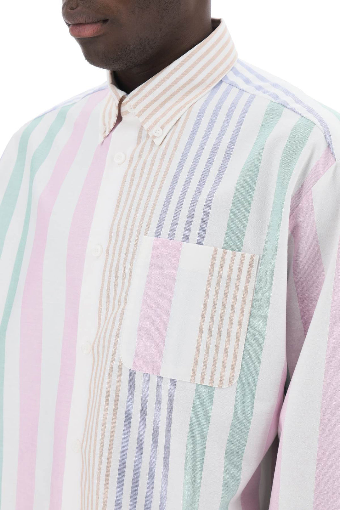 Mateo Striped Oxford Shirt - A.P.C. - Men