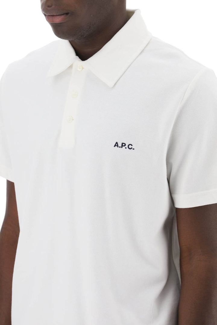 Austin Polo Shirt With Logo Embroidery - A.P.C. - Men