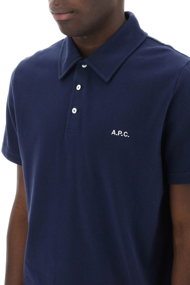 Austin Polo Shirt With Logo Embroidery - A.P.C. - Men