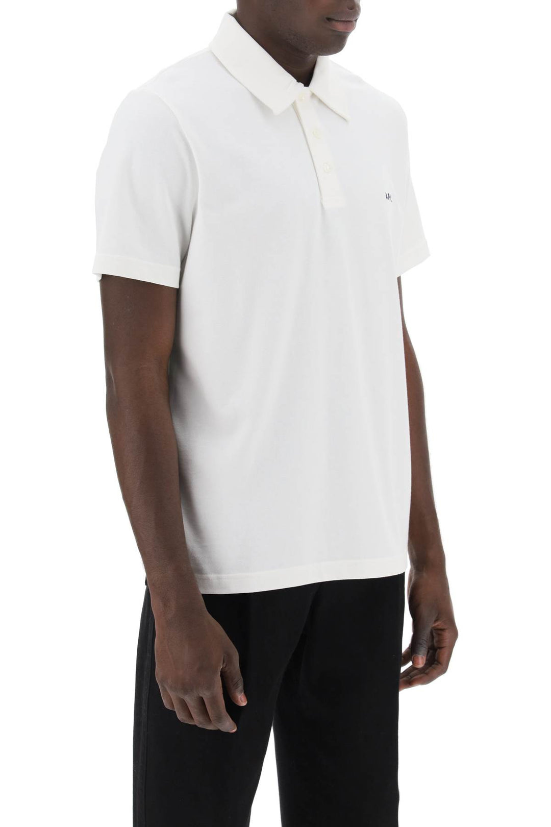 Austin Polo Shirt With Logo Embroidery - A.P.C. - Men