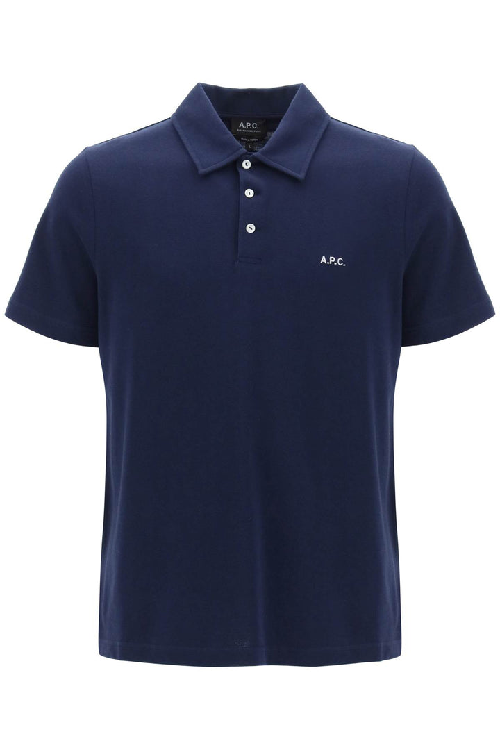 Austin Polo Shirt With Logo Embroidery - A.P.C. - Men